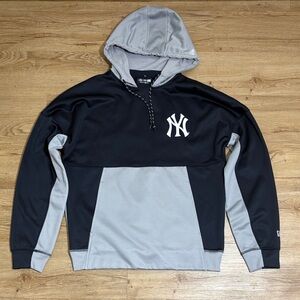 New Era Black and Gray Hoodie